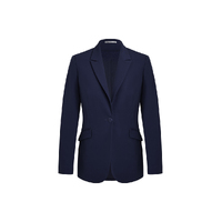 Biz Corporates Siena Womens One Button Longline Jacket