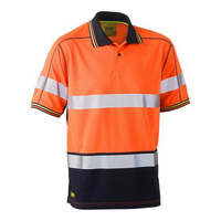 Bisley Taped Hi Vis Polyester Mesh Polo