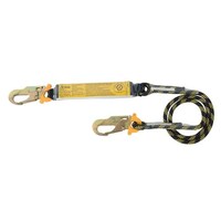 B-Safe 1.2m Shock Absorbing Single Tail Rope Lanyard with Snap Hook at Each End BL02111.2