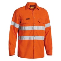 Bisley TenCate Tecasafe Plus 580 Taped Hi Vis Lightweight FR Vented Shirt