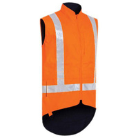 Bisley Taped TTMC Hi Vis Lined Vest