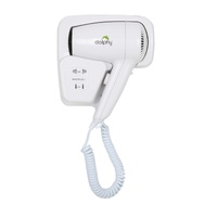Dolphy low noise wall mounted hair dryer 1200w - white