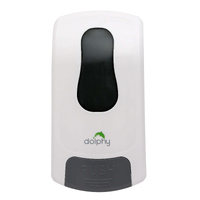Dolphy manual abs soap-sanitiser dispenser 1000ml - white