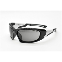 Eyres by Shamir BERCY Matt Black & White Frame Grey Lens Safety Glasses