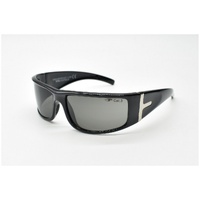 Eyres by Shamir ALLURE Shiny Black Frame Grey Lens Safety Glasses