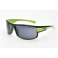 Eyres by Shamir 4EVER Shiny Black & Green Frame Grey Lens Safety Glasses