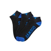 Workwear bamboo ankle sock 3pk assorted