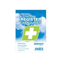 Register of Injuries Book