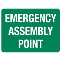 Emergency Assembly Point Sign 600 x 450mm
