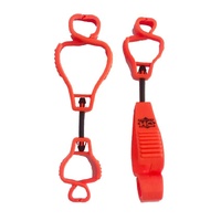 Work Glove Clip SHQ fluro orange Pack of 10