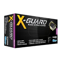 X-Guard Black Nitrile Gloves