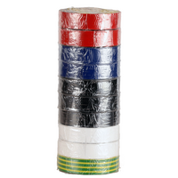 Husky Tape 10x Pack 440 Assorted Insulation Tape 18mm x 20m