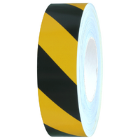 Husky Tape 4x Pack 5007 Reflective Tape Black/Yellow 48mm x 45m Right Stripe