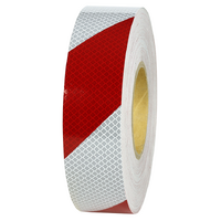 Husky Tape 4x Pack 5015 Reflective Tape Red/White 48mm x 45m