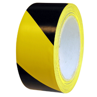 Husky Tape 24x Pack 557 Floor Marking Tape Black/Yellow 48mm x 33m