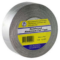 Husky Tape 16x Pack 621 Reinforced Aluminium Foil Tape 72mm x 50m