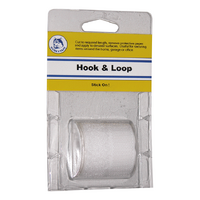 Husky Tape 24x Pack HLCPWH Hook and Loop White 20mm x 0.5m