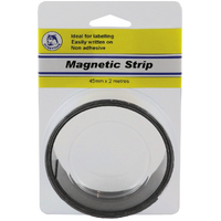 Husky Tape 24x Pack MAGNA48CP Magnetic Tape 48mm x 2m White Coated