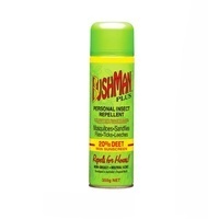 12x Bushman Personal Insect Repellent Plus Sunscreen Aerosol 350g