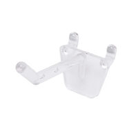 Pegboard Hook 40mm Clear Pack of 24 Hooks