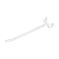 Pegboard Hook 90mm Clear Pack of 24 Hooks