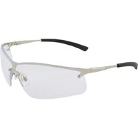 BOSTON Metal Frame Safety Glasses Clear Lens 12x Pack