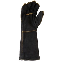 Black & Gold Welders Gauntlet Carded