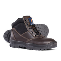 Mongrel Lace Up Safety Boot Brown