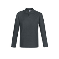 Biz Collection Crew Mens Long Sleeve Polo