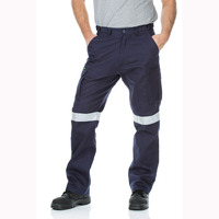 WORKIT Cotton Drill Regular Weight Multi Pocket Taped Cargo Pants