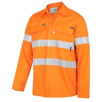 WORKIT Fire Resistant RIPSTOP FR Inherent 215gsm Taped Shirt