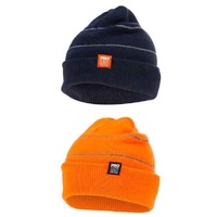 Beanie with Retro-Reflective Stripes
