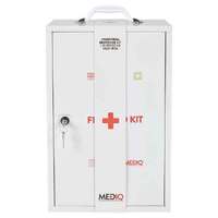ESSENTIAL INDUSTRIAL RESPONSE FIRST AID KIT IN METAL WALL CABINET
