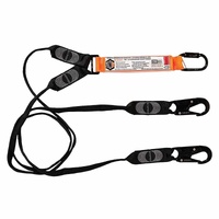 Elite Double Leg Shock Absorbing Webbing Lanyard with Hardware KD & SN X2