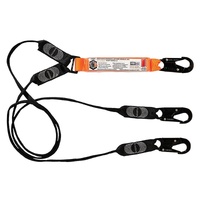 Elite Double Leg Shock Absorbing Webbing Lanyard with Hardware SN X3