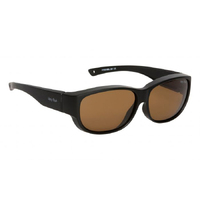 Ugly Fish P706 Matt Black Frame Brown Lens Fashion Sunglasses