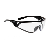 Ugly Fish Flare with Vented Arms & Positive Seal RS5959-V-PS Matt Black Frame Clear Lens Safety Sunglasses