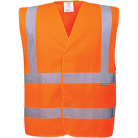 Portwest Hi-Vis Two Band & Brace Vest 6x Pack