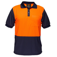 Prime Mover Two Toned Micro Mesh Polo