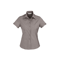 Biz Collection Ladies Chevron Short Sleeve Shirt