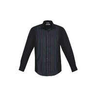 Biz Collection Mens Reno Panel Long Sleeve Shirt