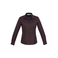Biz Collection Ladies Reno Stripe Long Sleeve Shirt