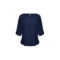 Biz Collection Ladies Madison Boatneck Blouse