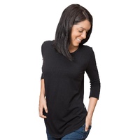 Bamboo Womens 3/4 Sleeve Lucy Yoga Tshirt