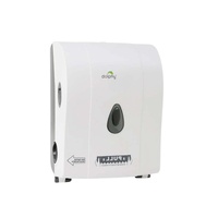 Dolphy auto-cut lockable abs paper towel dispenser - white