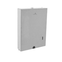 Dolphy secure lock stainless steel paper towel dispenser - silver