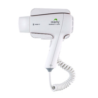 Dolphy plaza hot and cold wall mount hair dryer 1800w - white