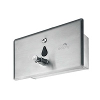 Dolphy recessed mounted stainless steel soap dispenser 1400ml - silver