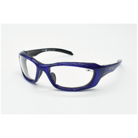 Eyres by Shamir RAZOR EDGE WF Royal Blue Frame Clear AF Lens Safety Glasses