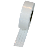 Husky Tape 32x Pack 660 Felt Dots White 16mm x 3mm